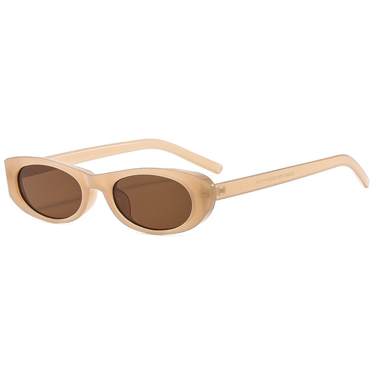 Chloe Sunglasses - Clear Nude