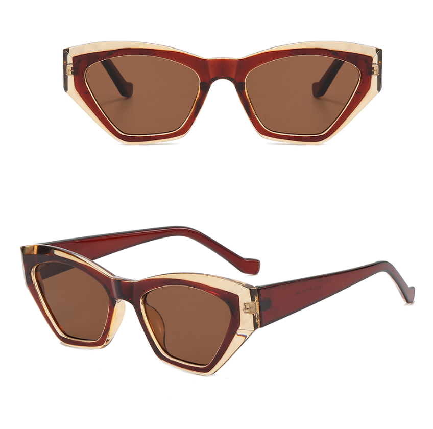 Macy Sunglasses - 2 Tone Marone