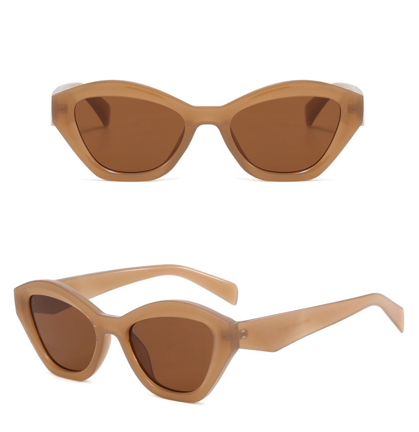 Adel Sunglasses - Clear Nude