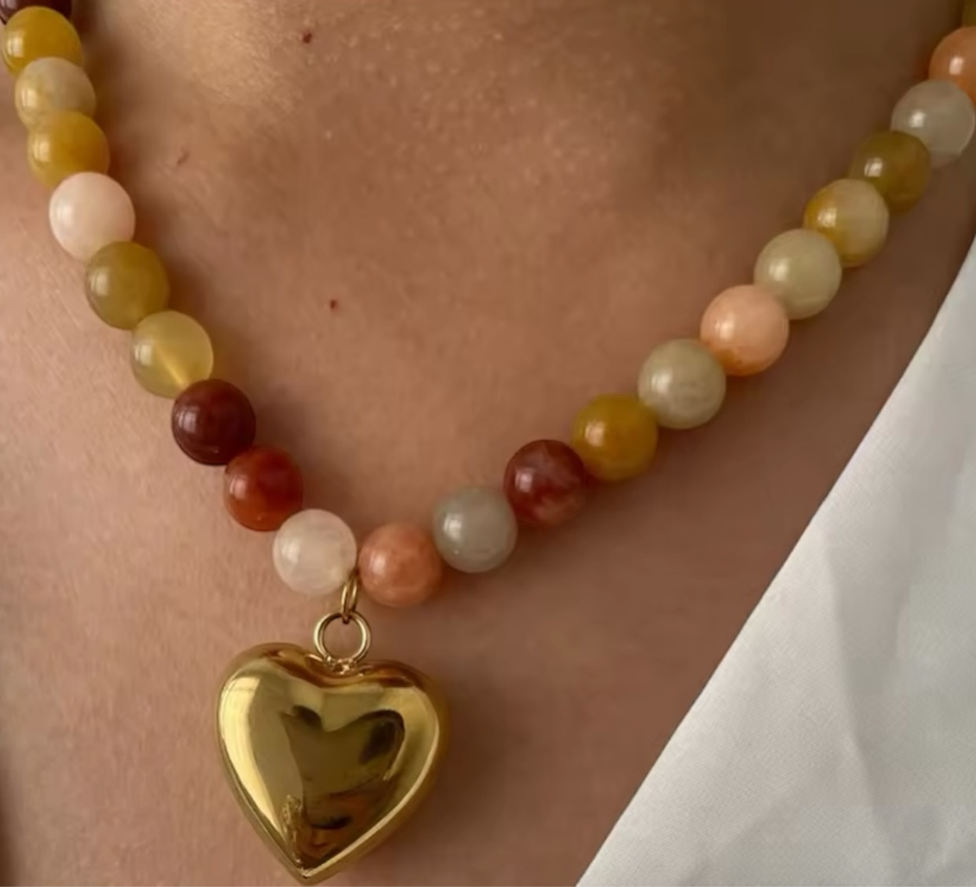 Heart of Beads Necklace